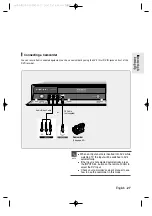 Preview for 27 page of Samsung DVD-R155 Instruction Manual