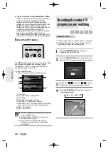 Preview for 40 page of Samsung DVD-R155 Instruction Manual