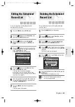 Preview for 45 page of Samsung DVD-R155 Instruction Manual