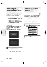 Preview for 46 page of Samsung DVD-R155 Instruction Manual