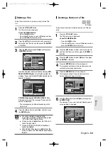 Preview for 63 page of Samsung DVD-R155 Instruction Manual