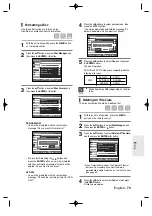 Preview for 73 page of Samsung DVD-R155 Instruction Manual