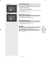 Preview for 37 page of Samsung DVD-R157 Instruction Manual