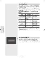 Preview for 38 page of Samsung DVD-R157 Instruction Manual