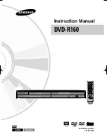 Samsung DVD-R160 Instruction Manual preview