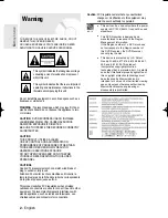 Preview for 2 page of Samsung DVD-R160 Instruction Manual