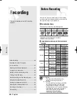 Preview for 38 page of Samsung DVD-R160 Instruction Manual