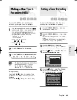 Preview for 43 page of Samsung DVD-R160 Instruction Manual