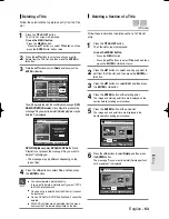 Preview for 63 page of Samsung DVD-R160 Instruction Manual