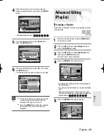 Preview for 67 page of Samsung DVD-R160 Instruction Manual