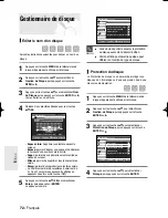 Preview for 156 page of Samsung DVD-R160 Instruction Manual