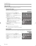 Предварительный просмотр 62 страницы Samsung DVD-R170 User Manual