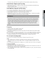 Предварительный просмотр 7 страницы Samsung DVD-R174 User Manual