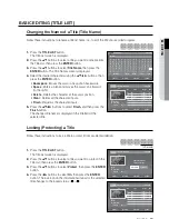 Предварительный просмотр 63 страницы Samsung DVD-R174 User Manual