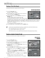 Предварительный просмотр 64 страницы Samsung DVD-R174 User Manual