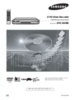 Предварительный просмотр 1 страницы Samsung DVD-R4000 Operating Instructions Manual