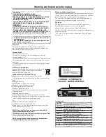 Preview for 6 page of Samsung DVD-R4000 Operating Instructions Manual