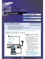 Samsung DVD Recorder Quick Setup Manual preview