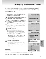 Preview for 43 page of Samsung DVD-S124 Owner'S Manual