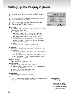 Preview for 46 page of Samsung DVD-S124 Owner'S Manual