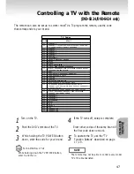 Preview for 47 page of Samsung DVD-S124 Owner'S Manual