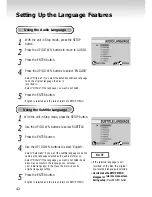 Предварительный просмотр 42 страницы Samsung DVD-S221 Manual