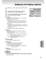 Предварительный просмотр 45 страницы Samsung DVD-S221 Manual