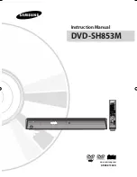 Samsung DVD-SH853 Instruction Manual preview