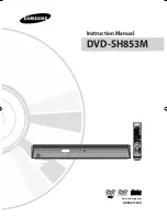 Samsung DVD-SH853M Instruction Manual preview