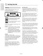 Preview for 2 page of Samsung DVD-SH853M Instruction Manual