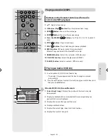 Preview for 55 page of Samsung DVD-SH853M Instruction Manual