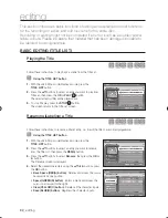 Предварительный просмотр 82 страницы Samsung DVD-SH871M User Manual