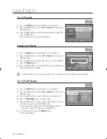 Preview for 62 page of Samsung DVD-SH873 User Manual