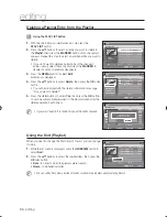 Preview for 94 page of Samsung DVD-SH873 User Manual