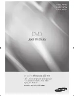 Samsung DVD-SH873M User Manual preview