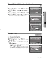 Preview for 101 page of Samsung DVD-SH873M User Manual