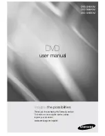 Samsung DVD-SH893M User Manual preview