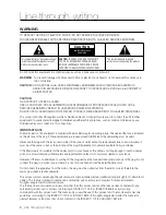 Preview for 2 page of Samsung DVD-SH893M User Manual