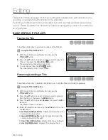 Preview for 84 page of Samsung DVD-SH893M User Manual