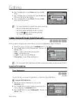 Preview for 88 page of Samsung DVD-SH893M User Manual