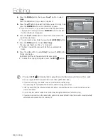 Preview for 98 page of Samsung DVD-SH893M User Manual