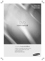 Samsung DVD-SH895M User Manual preview