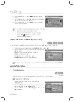 Preview for 88 page of Samsung DVD-SH895M User Manual