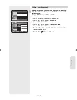 Предварительный просмотр 73 страницы Samsung DVD-SR150M Instruction Manual