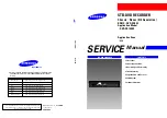 Preview for 1 page of Samsung DVD-SR150M Service Manual