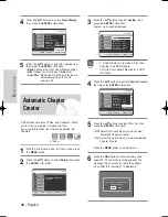 Preview for 34 page of Samsung DVD-TR520 Instruction Manual