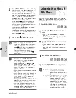 Preview for 44 page of Samsung DVD-TR520 Instruction Manual