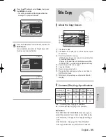 Preview for 95 page of Samsung DVD-TR520 Instruction Manual