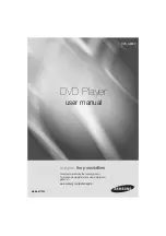 Samsung DVD-U8900 User Manual preview