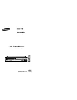 Preview for 1 page of Samsung DVD-V17000 Instruction Manual